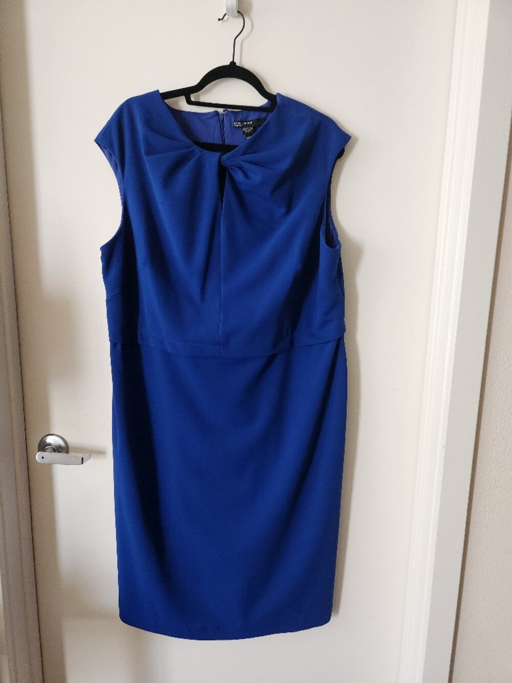 Maggy London Blue Sheath Dress Size 16W